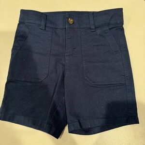 Janie and Jack boys navy twill shorts size 5
